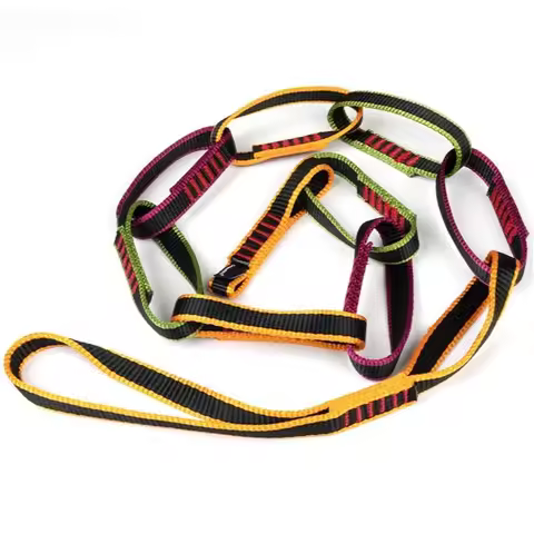 Outdoor Climbing Equipment Downhill Forming Ring Sling Daisy Chain Daisy Rope Nylon Daisy Chain Pers
