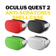 (Accessories Oculus)Silicone Protective Cover For Oculus Quest 2 VR Headset, Head Anti-scratches She