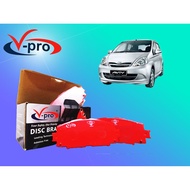 PERODUA VIVA, MIT MIRAGE JUARA FRONT / DEPAN CERAMIC BRAKE PAD VPRO VP6100