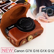 G7X Canon Mark II G1X G11 G12， G15， G16 G9X G5X camera bag camera leather case sleeve