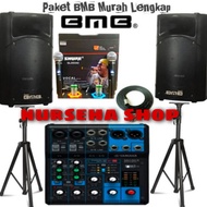 Paket Karaoke paket Sound System Outdoor BMB 15 inch full set