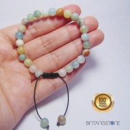 Shambla Bracelet Amazonite Brazil Beads 6 Mm Genuine Stone Bracelet Ori Drawstring