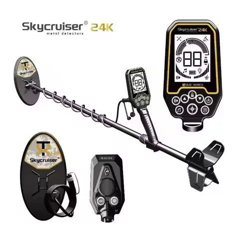 Skycruiser 24K Gold Detector IP68 Fully Waterproof Industrial Metal Detector for Deep Depth Gold Fin