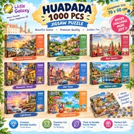 [Ready Stock ] Premium Branded [Birthday Gifts]Huadada High Quality 1000pcs Jigsaw Puzzle,1000PCS Pu
