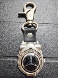 平治/奔馳/MERCEDES BENZ：重量級鑰匙圈鉈錶(原廠正貨)