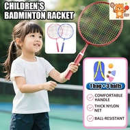 2 Pcs Children Badminton Racket Badminton Set / Children's Badminton Racket (Ages 2-13) FREE RACKET 