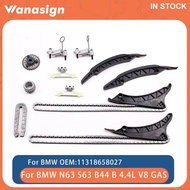 Engine Timing Chain Kit Fit 4.4 L For BMW X5 X6 M5 550i 650i 750i N63 S63 N63B44B S63B44B 4.4L V8 GA