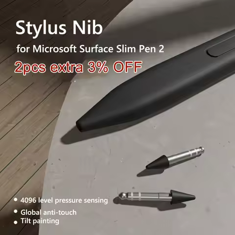 1pair Pen Tips Stylus Pen Tip Replacement Kit for Microsoft Surface Slim Pen 2 Magnetic Pen Tip repl