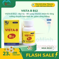 VISTA B B12 - Dai Uy - Vitamin B12 B vitamin supplement bottle of 100 tablets
