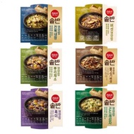 預訂 - 韓國 CJ Hetbahn 即食營養飯系列｜根莖蔬菜雜糧 / 菇類 / 鮑魚內臟 / 烤肉香菇 / 黑米 / 高山菜馬鈴薯 3個 / 套
