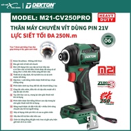 Dekton M21-CV250PRO Gen 3 21V battery screwdriver with Consumer Connection