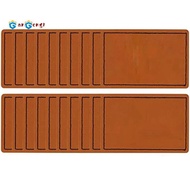 50 Pcs Blank Faux Patches for Hats Leatherette Hat Patches with Adhesive Custom Patches for Custom F