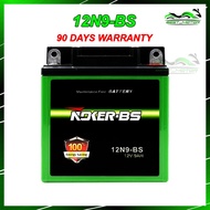 Roker-BS Battery Gel Bateri 12N9-BS/YB9L HONDA CM200 TWINSTAR JAGUH CL160 JAGUH KEEWAY RKV PATAGONIA