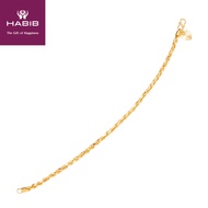HABIB 916/22K Pintal Solid Gold Bracelet GW070