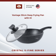 Vantage Crystal V-Fine 30cm Non-Stick Wok with IH(H:9cm/4.7L)
