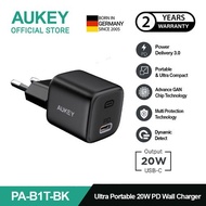 AUKEY Adaptor Charger Tipe C 20W GAN PD3.0 Fast Charging Iphone Safety