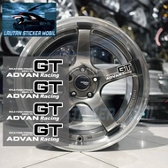 Sticker Rim advan racing GT cutting sticker velk mobil vlek