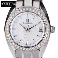Grand Seiko STGF279 牡丹珍珠母貝錶盤鑲鑽錶圈傳承系列石英錶