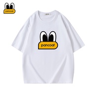 PANCOAT summer short-sleeved T-shirt men's trendy half-sleeve top cotton animal print couple undershirt