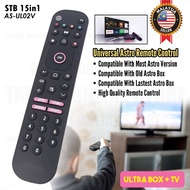 Replacement TV Remote Ultra Box UNIVERSAL SET UP BOX 15 in 1 / Alat Kawalan Jauh TV