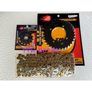 Black Sprocket 415 Chain 415 For rxz.s.k