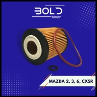 Bold Mazda Engine Oil Filter Mazda 2 / Mazda 3 / Mazda 6 / CX5 / Focus Filter By Filton EO-6610