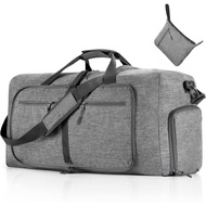 Vomgomfom Travel Duffle Bag for Men,65L 85L 115L Foldable Travel Duffel Bag with Shoes Compartment O