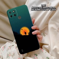 HP Latest Realme C21Y / C25Y Case - Leviora Case - Moon Fashion Case - Realme C21Y / C25Y Softcase -