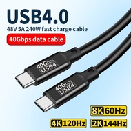 USB4 cable Type-C ctoc is fully compatible with Thunderbolt 4/3