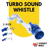 TURBO SOUND WHISTLE Modified CAR MOTOR EXHAUST Pipe Sound Muffler Fake Blow Off Valve Simulator Alloy Motorbike Tip