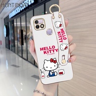 Hontinga เคสโทรศัพท์สำหรับ Infinix Smart 6 5 Pro Smart5 4 Smart 4Cเคสการ์ตูนน่ารักลาย Hello Kitty กันกระแทกด้านหลังมีเลนส์เต็มรูปแบบเคสป้องกันกล้องโปร่งใสสำหรับเด็กผู้หญิง