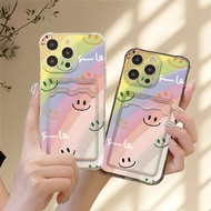 Soft silicone Material cute smile phone Case can be put on a card Casing For Realme Note 60 60x 50 N