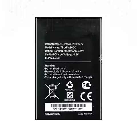 Battery TBL-55A2550 TBL-71A2000 2000mAh-2550mAh For TP-LINK M7350 M5350 TL-TR961 2500L TBL-71A2000 T