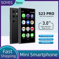 2024 New SOYES S23 PRO Ultra-Thin Mini 3G Smartphone 3.0inch Quad Core 2GB RAM 16GB ROM 2MP Rear Camera WIFI Hotspot Bluetooth GPS Android 8.1 Dual SIM Small Mobile phone