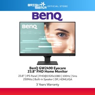 BENQ GW2490 Eye care Monitor - 23.8"/IPS/FHD/100Hz/5ms/Built-in Speaker/DP,HDMI,VGA/3Y