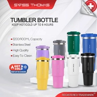 Swiss Thomas Bottle Air Tahan Sejuk Panas 900/1200ML Thermos Bottle SS304 Stainless Steel Tumbler In