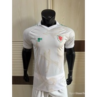 SSS Player Version+High-Quality White Short-Sleeved Football Jersey 26-27 Wales away CWTY