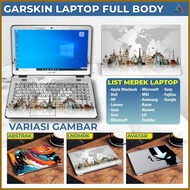 Garskin Skin Laptop Full Body All Series ASUS/LENOVO/MSI/MACBOOK/HP/DELL/TOSHIBA/ACER/-Free Design 5