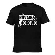 Fashion Cotton Novak Djokovic Logo Mens Soft Summer T-shirt