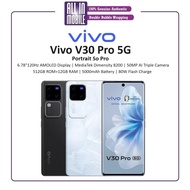 [Malaysia Set] Vivo V30 Pro 5G | V30 5G (512GB ROM | 12GB+12GB RAM) Official Warranty By Vivo Malays