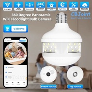 V380 Pro CCTV Wireless CCTV Bulb CCTV WIFI CCTV 4G CCTV Fisheye Camera Bulb Camera Lampu CCTV 360 Ca