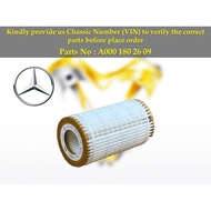 Mercedes Benz - E-Class M-Class C-Class SLK Oil Filter A000-180-26-09