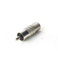 RCA Jack Thread Socket Connector F Female Iron
