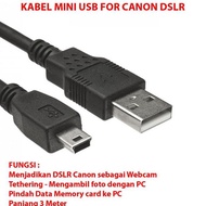 Canon DSLR Camera USB Cable - 3M - Zoom Webcam by Canon DSLR