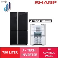 SHARP 750L J-TECH INVERTER 4 DOORS FRIDGE SJF921VGK
