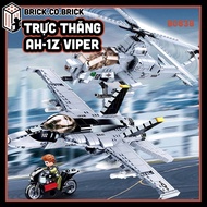 AH-1Z Viper Helicopter Military Fighter Character Model AH-1Z Viper Helicopter Model B0838