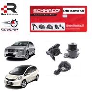 SCHMACO ENGINE MOUNTING SET HONDA CITY JAZZ 2009-2014 TMO GE (SHD-A3048-KIT)