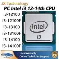 PC Intel Core i3 12100 12100F 13100 13100F 14100 14100F CPU Desktop Gen Processor 