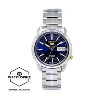 Seiko 5 Automatic Silver Stainless Steel Band Watch SNKL79K1