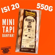 BERNARDI ROTI BURGER WIJEN KECIL 500GR ISI 20PCS MINI BURGER BUNS WITH SESAME SEEDS